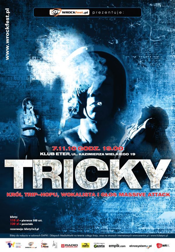 Tricky, głos Massive Attack wystąpi we Wrocławiu, materiały prasowe