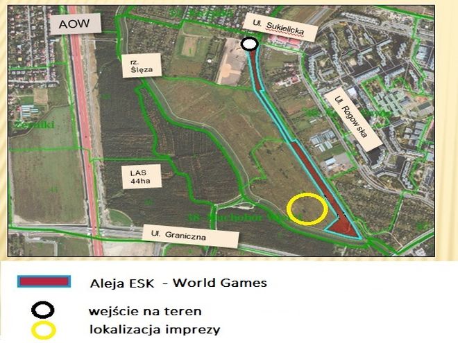 Aleja ESK - The World Games powstaje w jednym z parków. W weekend miasto posadzi tam kolejną setkę drzew, mat. UM Wrocławia