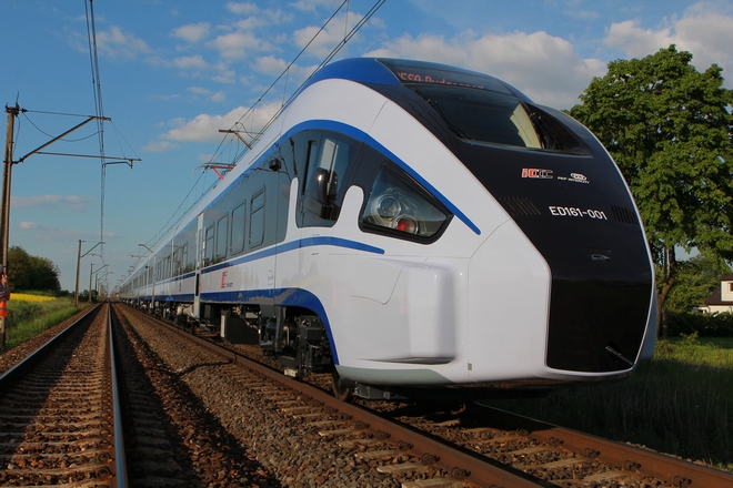 Kolejarze testują pod Wrocławiem nowe pociągi, którymi w grudniu pojedziemy do Warszawy [FOTO], mat. prasowe
