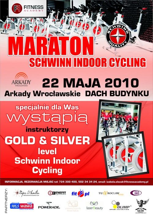 Maraton Schwinn Indoor Cycling, Arkady Wroclawskie