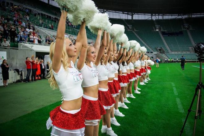 Szukają ślicznych i wysportowanych dziewczyn do wrocławskiej grupy cheerleaders, mat. prasowe/Kathrin Ledwoń