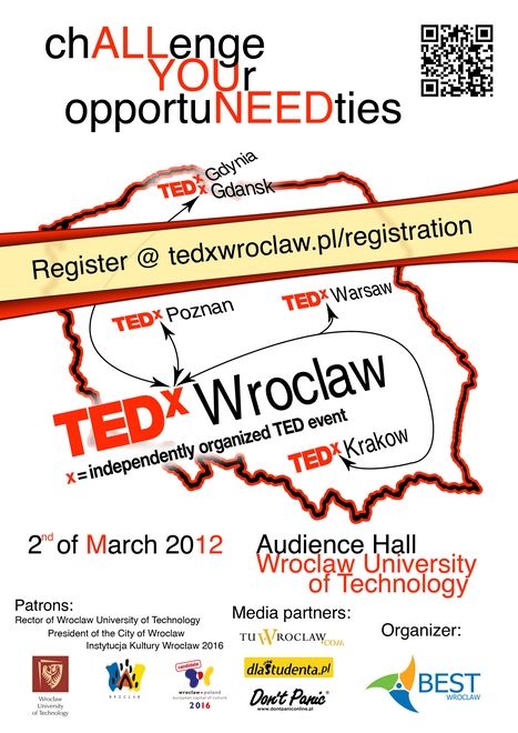Trwa rejestracja na konferencję TEDxWrocław, mat. prasowe