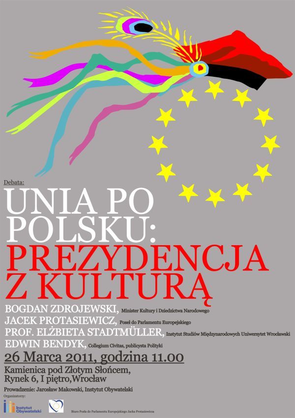 Debata: Unia po polsku. Prezydencja z kulturą, materiały prasowe