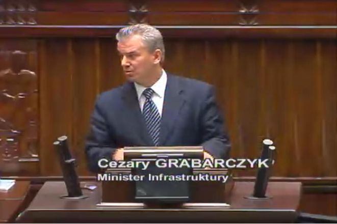 Cezary Grabarczyk, minister infrastruktury