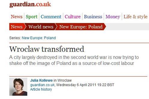 The Guardian wystawił laurkę Wrocławiowi, 0