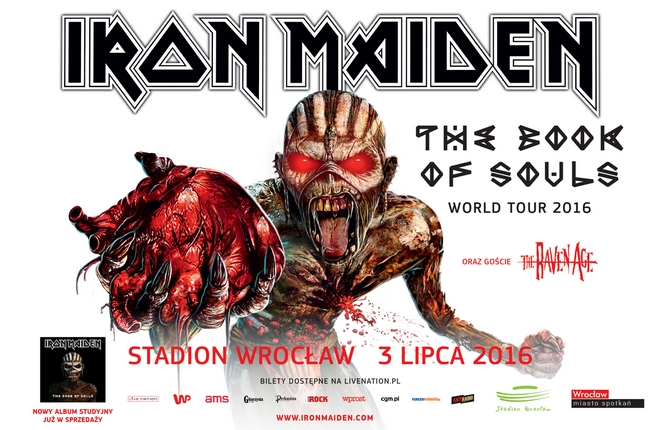 Iron Maiden zagra we Wrocławiu. Można już kupować bilety