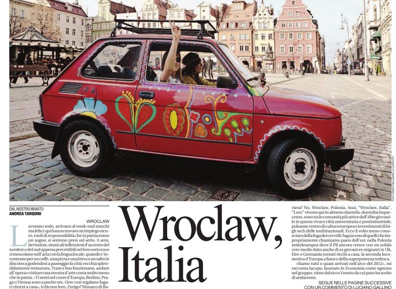 We włoskiej prasie mnożą się artykuły poświęcone Wrocławiowi