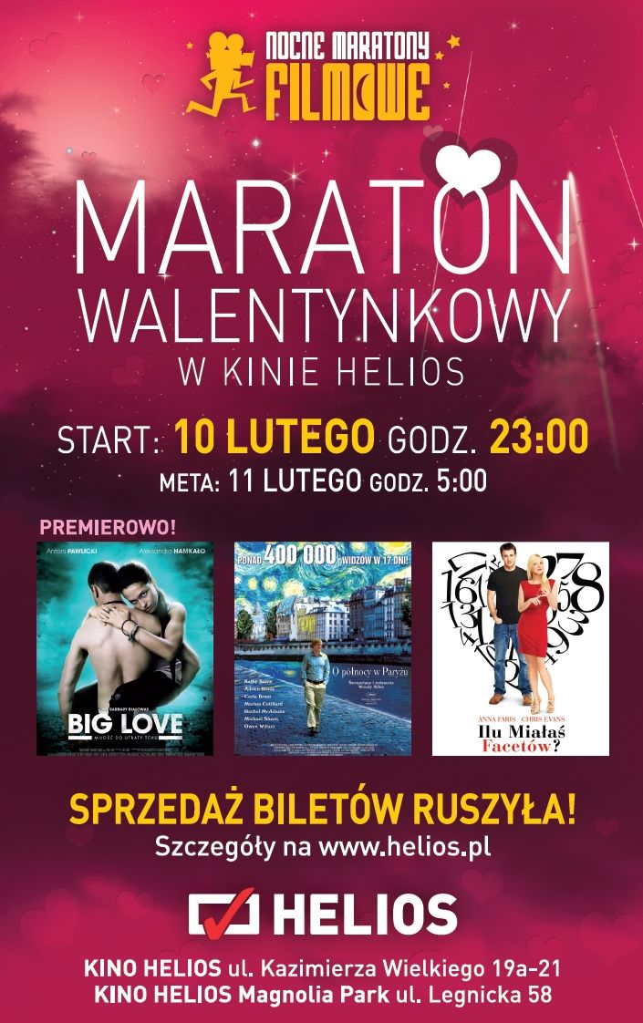 Walentynkowy maraton w kinie Helios, mat. prasowe