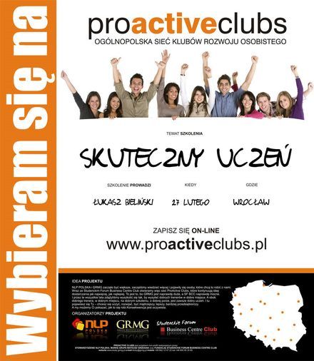 Klub ProActive: jak się skutecznie uczyć?, mat pras.