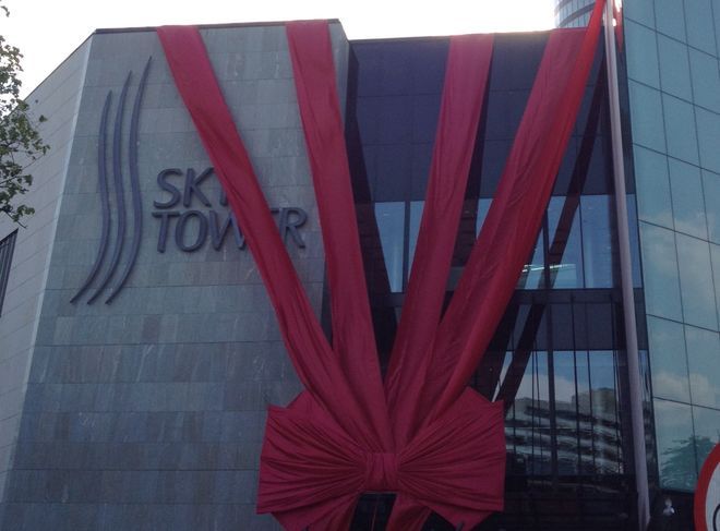 Oficjalna inauguracja Sky Tower we Wrocławiu VIDEO, KW