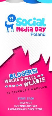 Social Media Day stawia na blogerów , mat.pra