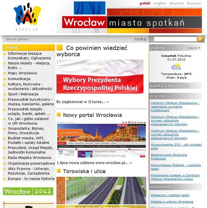 Nowa szata Wrocławia.pl, wroclaw.pl