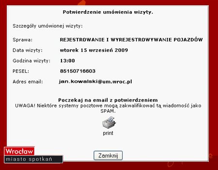 Numerek do kolejki zamówisz przez internet, UM Wrocławia
