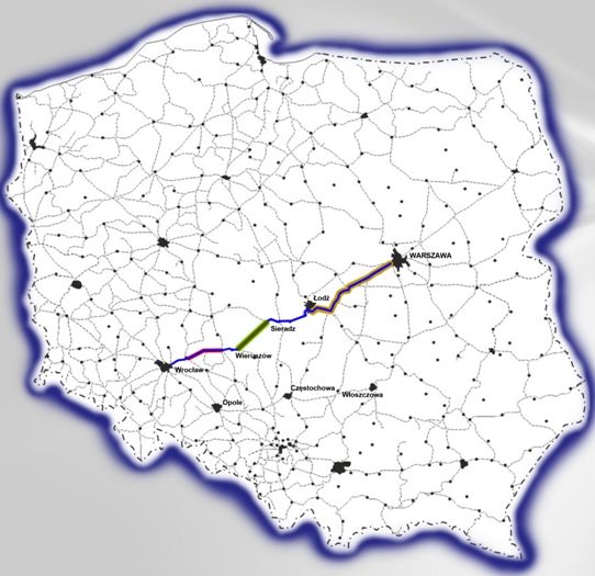 Tysiące złotych na projekt trasy kolejowej Wrocław-Warszawa, której nie będzie , archiwum