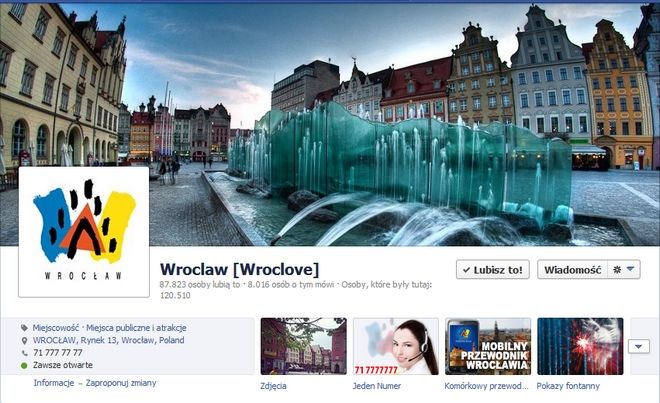 Wrocław nadal rządzi na Facebooku. Poznań i Warszawa daleko w tyle, 0