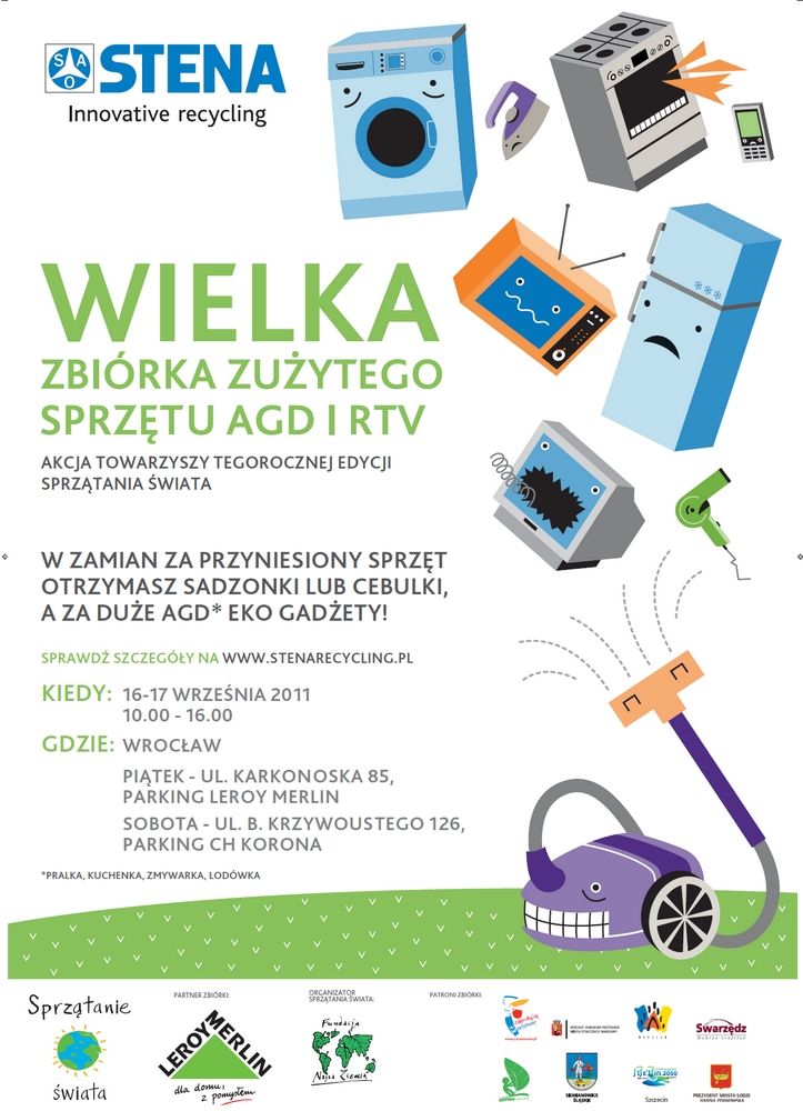 Wrocławska zbiórka elektroodpadów, mat. prasowe