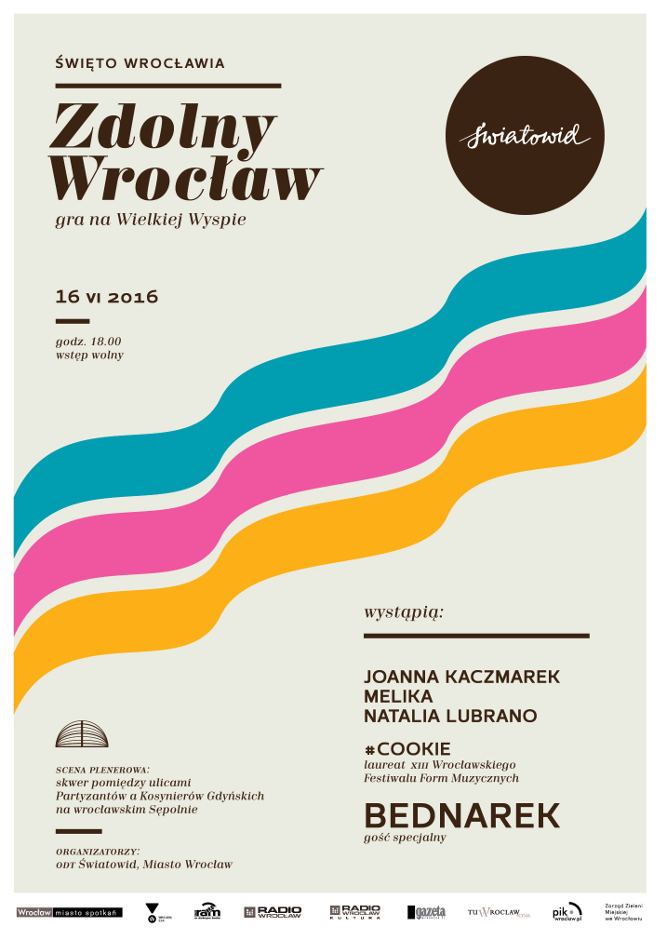 Zdolny Wrocław – koncert na Wielkiej Wyspie, materiały organizatora