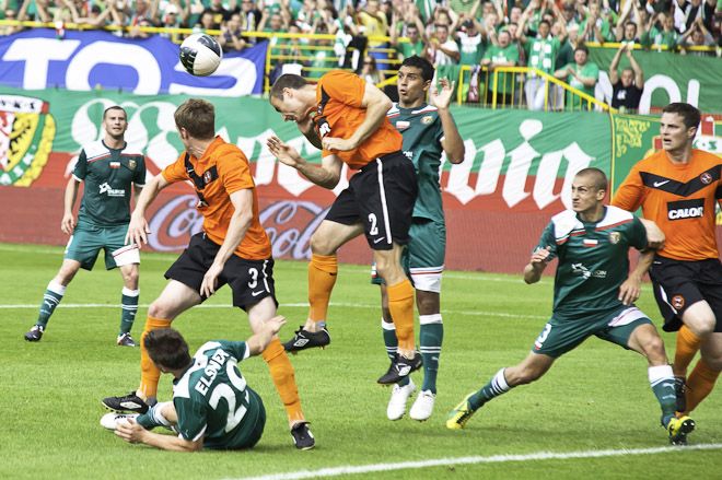 Debiut - marzenie Johana Voskampa. Śląsk Wrocław - Dundee United 1:0, Norbert Bohdziul <A href='http://www.saronphoto.com/'' target=_blank> www.saronphoto.com </A>