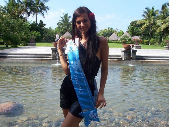 Miss studentek z Wrocławia na wyborach Miss Bikini International, archiwum własne