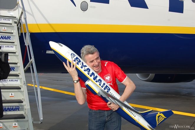 Rekord we Wroclawiu. Lotnisko powitało pasażera linii Ryanair numer 7 000 000, archiwum
