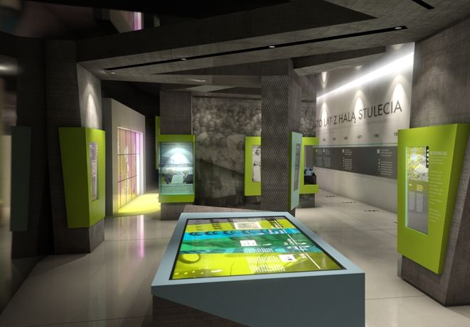 Centrum Poznawcze w Hali Stulecia to stała, multimedialna wystawa poświęcona historii tego niezwykłego obiektu