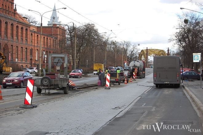 W trakcie remontu ul. Curie-Skłodowskiej tramwaje nie będą jeździć przez most Zwierzyniecki