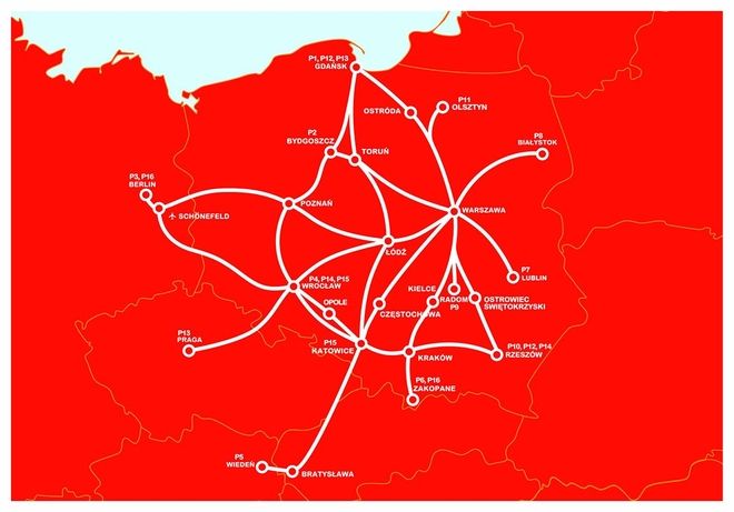 PolskiBus.com rozwija siatkę połączeń z Wrocławia. Zobacz nowe trasy na mapie, mat. prasowe