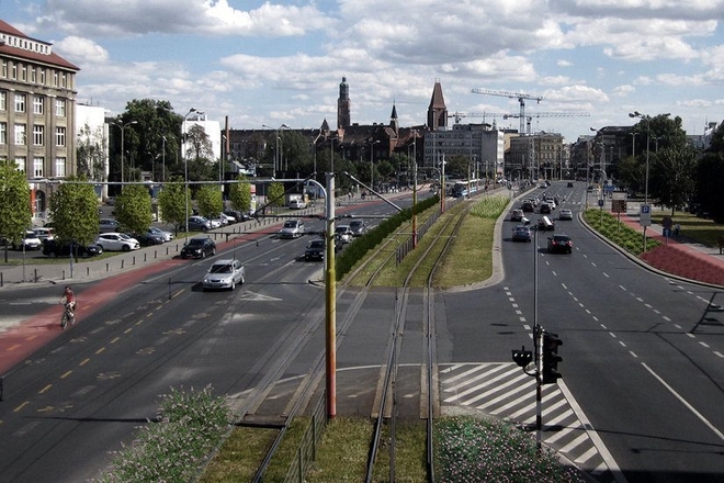 Ulica Legnicka zamieni się w zieloną tętnicę. Tak może wkrótce wyglądać, Sum Architekci Krajobrazu/mat. organizatora