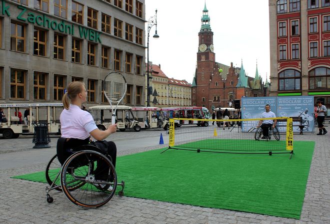 We Wrocławiu startuje międzynarodowy turniej tenisa na wózkach, Bartosz Senderek