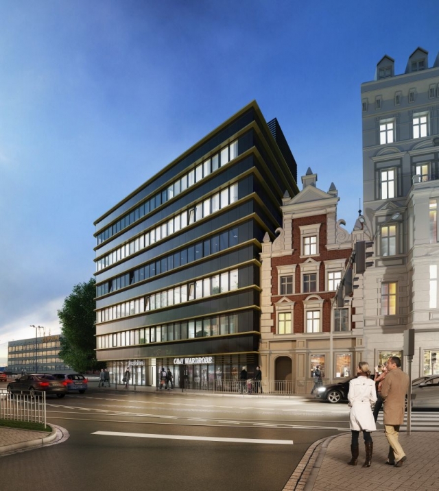 Wrocławski deweloper postawi 3 biurowce w centrum. Każdy o innej architekturze, mat. inwestora