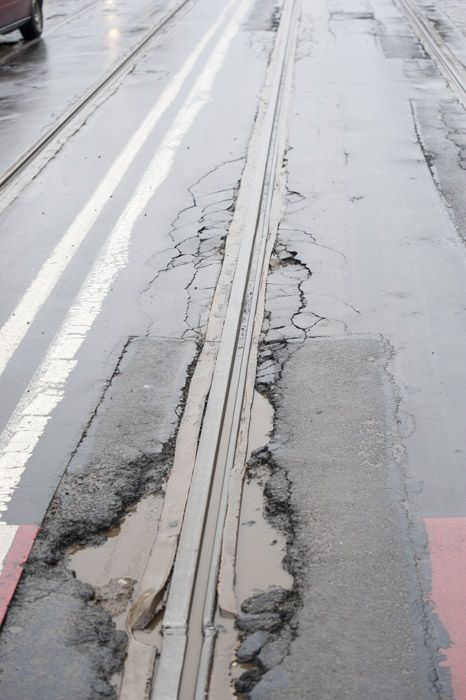 Torowisko na Curie-Skłodowskiej: do 2014 roku tramwaje nie mogą się tu mijać, archiwum