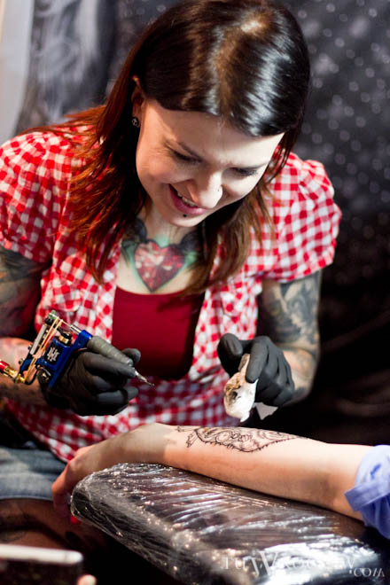 Eksplozja kolorowych tatuaży na Cropp Tattoo Konwent we Wrocławiu, Beata Ratuszniak