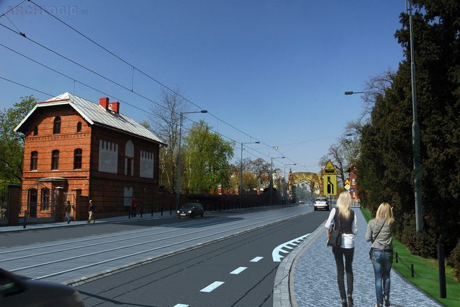 Tak po przebudowie będzie wyglądać ulica Curie-Skłodowskiej, wiz. Archlogic.eu/mat. ZDiUM