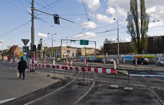 Najnowsze zdjęcia z przebudowy ulicy Pułaskiego i budowy nowego torowiska, Magda Oczadły