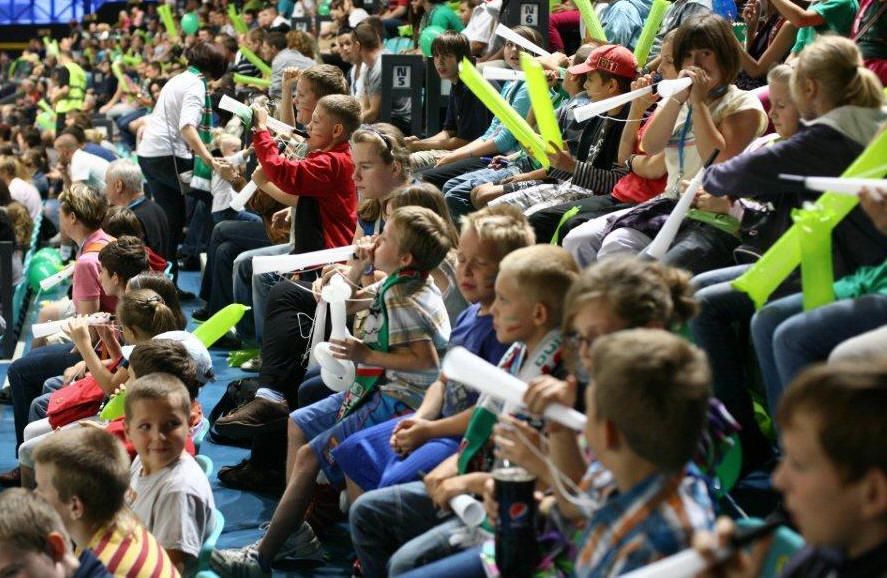 Na meczach piłkarzy ręcznych Śląska w hali Orbita panuje rodzinna atmosfera 