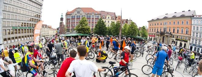 Rowerzyści w czerwcu świętowali we Wrocławiu