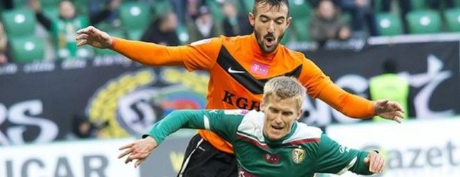 Pierwszego gola dla Śląska strzelił Sylwester Patejuk